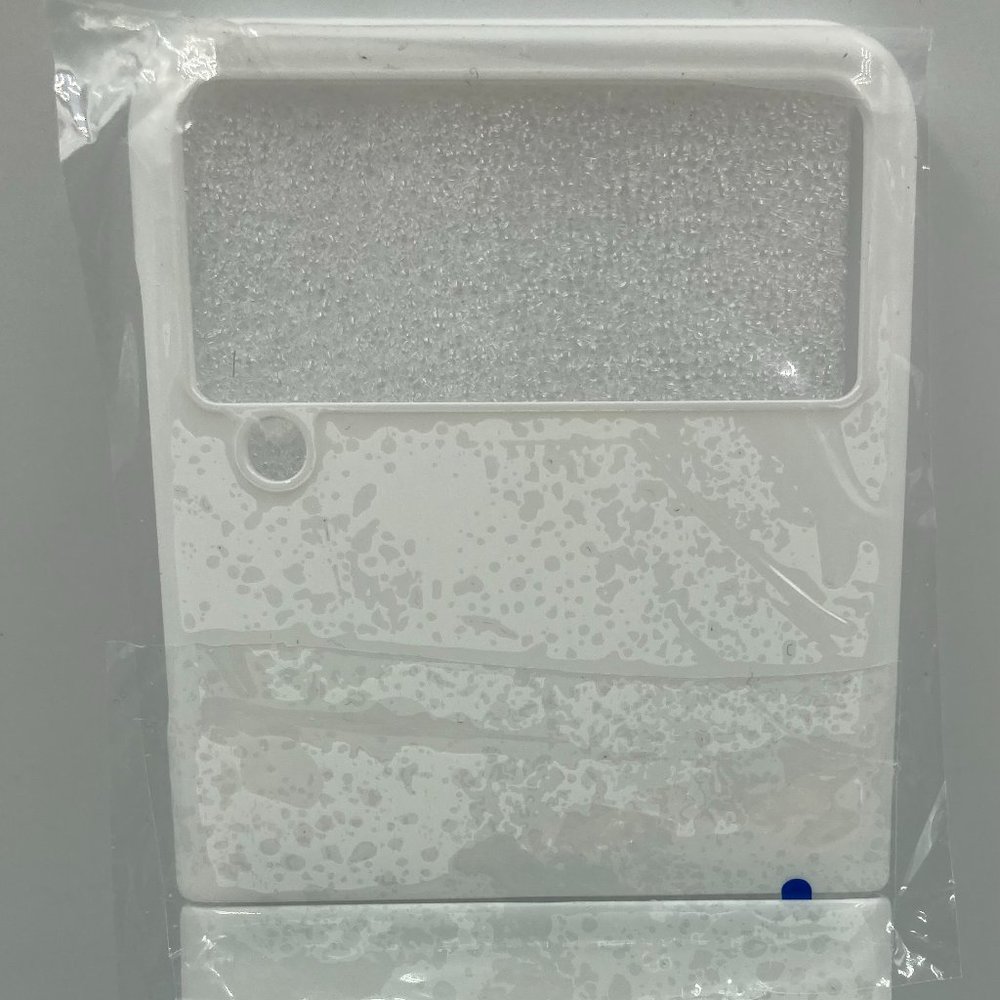 Case for Samsung Galaxy Z Flip 3 5G Piano Glossy White